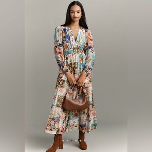 NWT The Somerset Maxi Dress: Long-Sleeve
Chiffon Edition